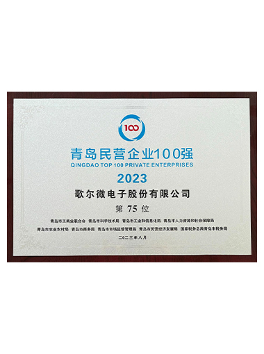2023年青島市民營企業(yè)100強